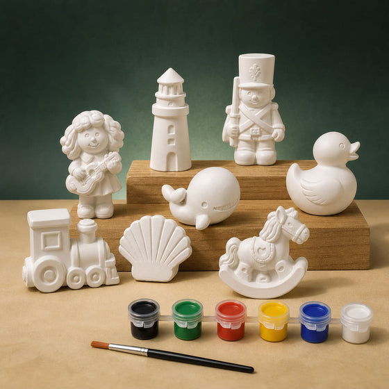 8 Piece Gift Box — MoldMagik DIY paintable plaster kit, what you get