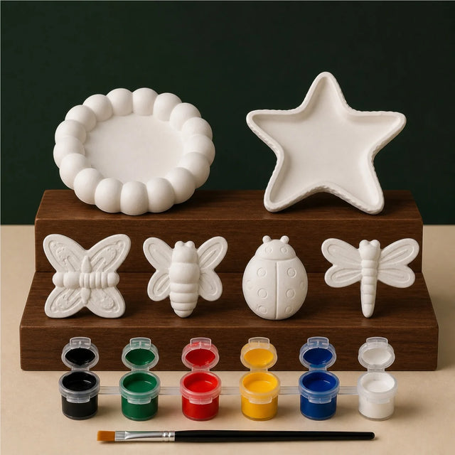 Bubble Starfish Nature Four — DIY Plaster of Paris Painting Kit
