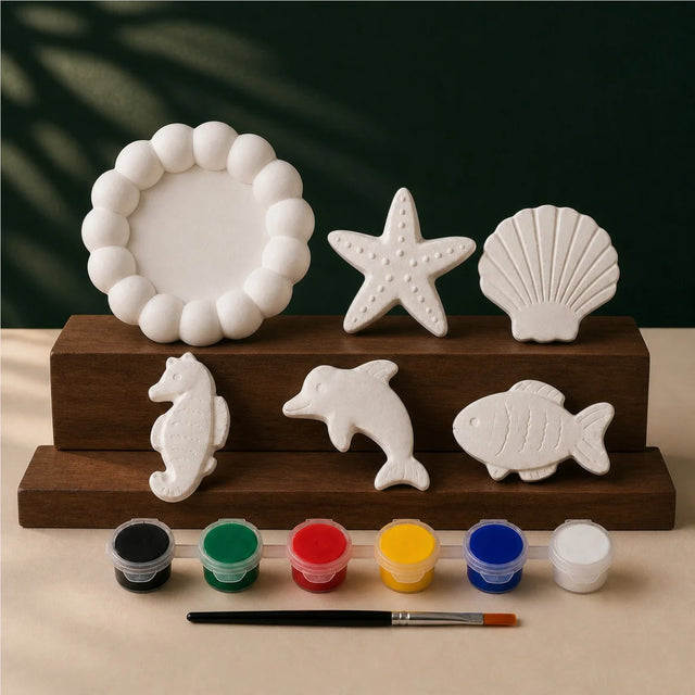 Bubble Tray Sea Five — DIY Plaster of Paris Painting Kit