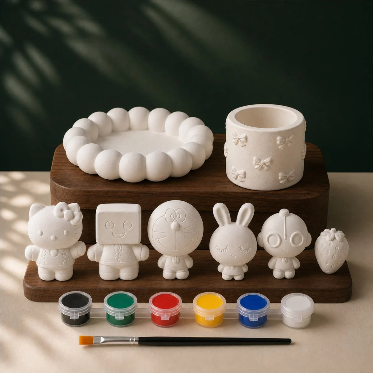 MoldMagik Bubble Bow Character Six DIY plaster painting kit for teens and adults